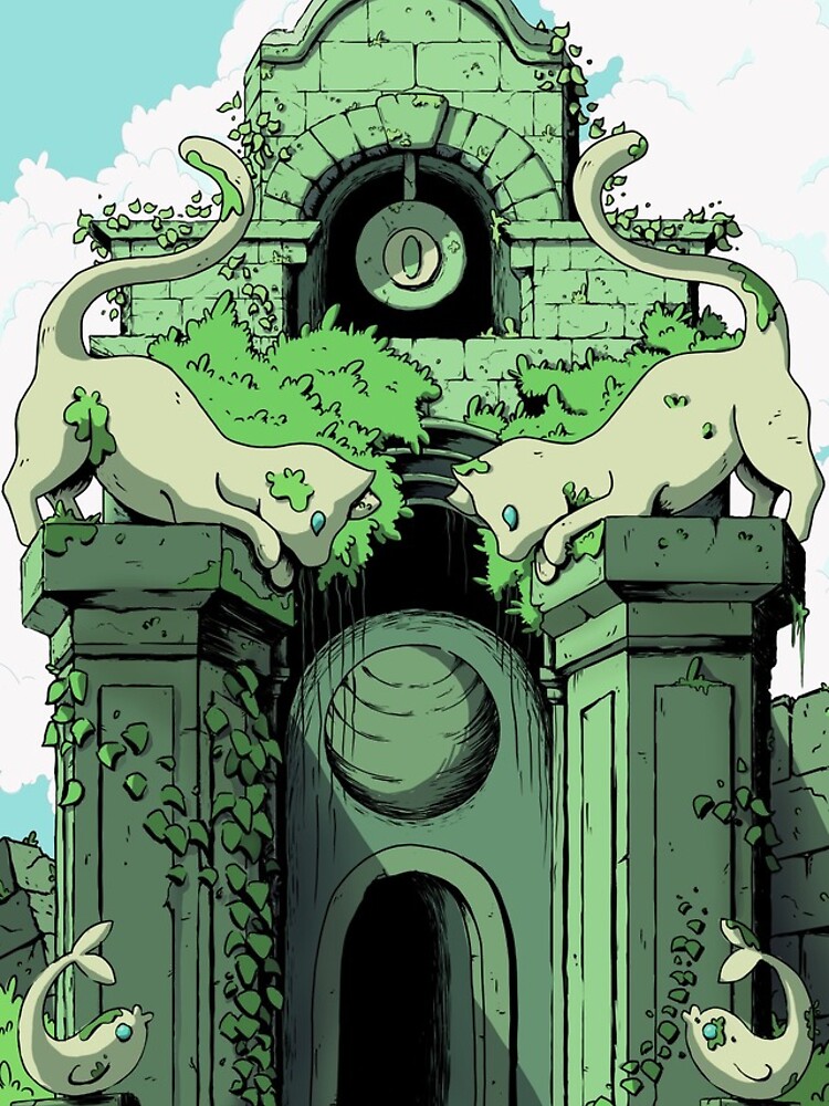 Thumbnail 4 of 4, iPhone Case, The Temple designed and sold by rayshellgart.