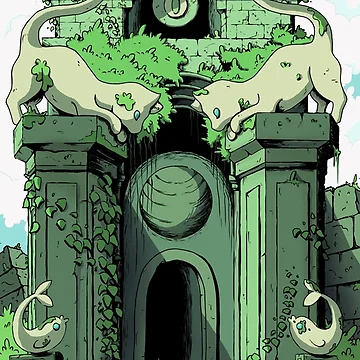 Artwork thumbnail, The Temple by Rayshell Glenn Art