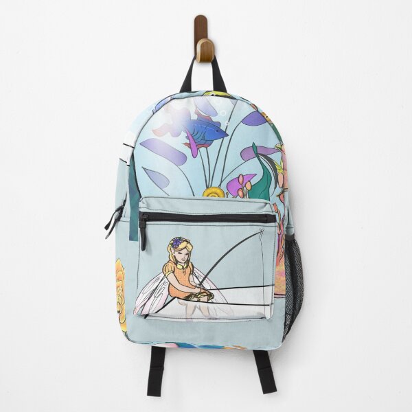 Item preview, Fairy Gone Fishing designed and sold by rhe-does-art.