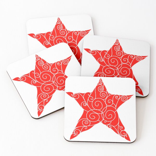 Item preview, Red Tangled Star designed and sold by lezell.