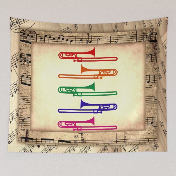 Item preview, Bass Trombone Colors designed and sold by DesignForYou79.