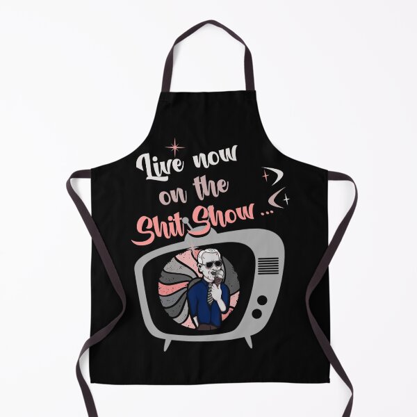 Item preview, Live Now on the Shit Show! Funny Anti Joe Biden retro style 50s TV design! Buy all 3 in the series! designed and sold by HROC.