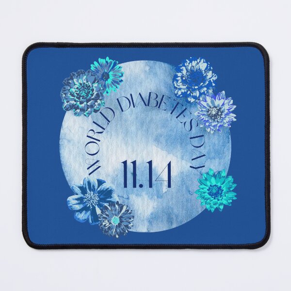 Item preview, World diabetes day- aesthetic blue circle designed and sold by SalxSal.