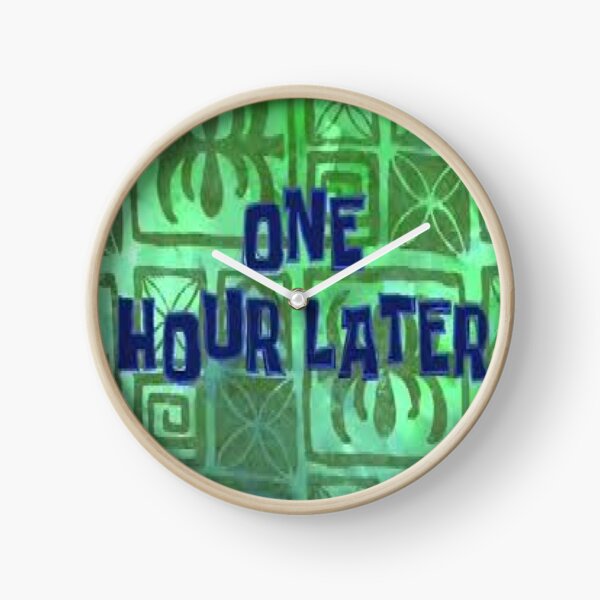 Spongebob Clock Clock