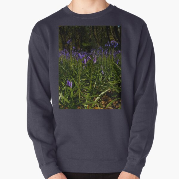 Bluebells in Prehen Woods Pullover Sweatshirt