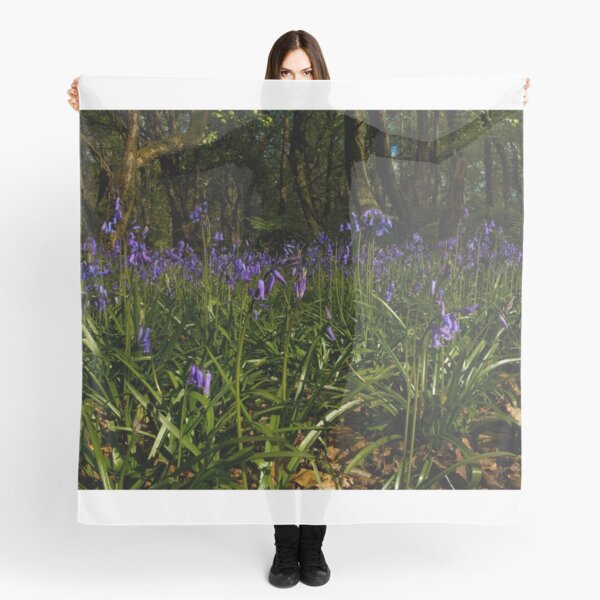 Bluebells in Prehen Woods Scarf