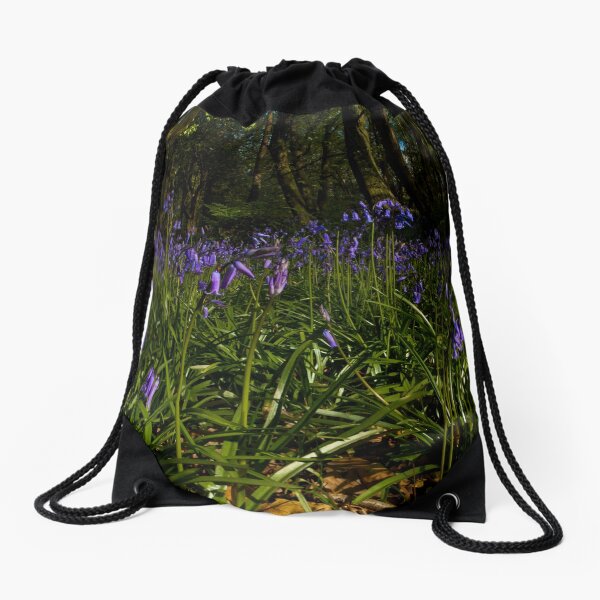 Bluebells in Prehen Woods Drawstring Bag