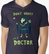 Plague Knight - "I'm a doctor" - Shovel Knight Men's V-Neck T-Shirt
