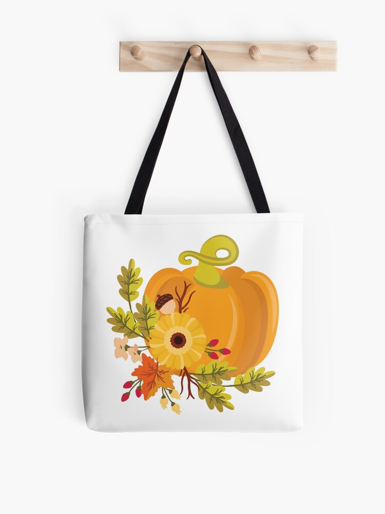 Pumpkin Patch Watercolor Design Trendy Pumpkin Patches Fall Design for  Fall Lovers Thanksgiving Tote Bag
