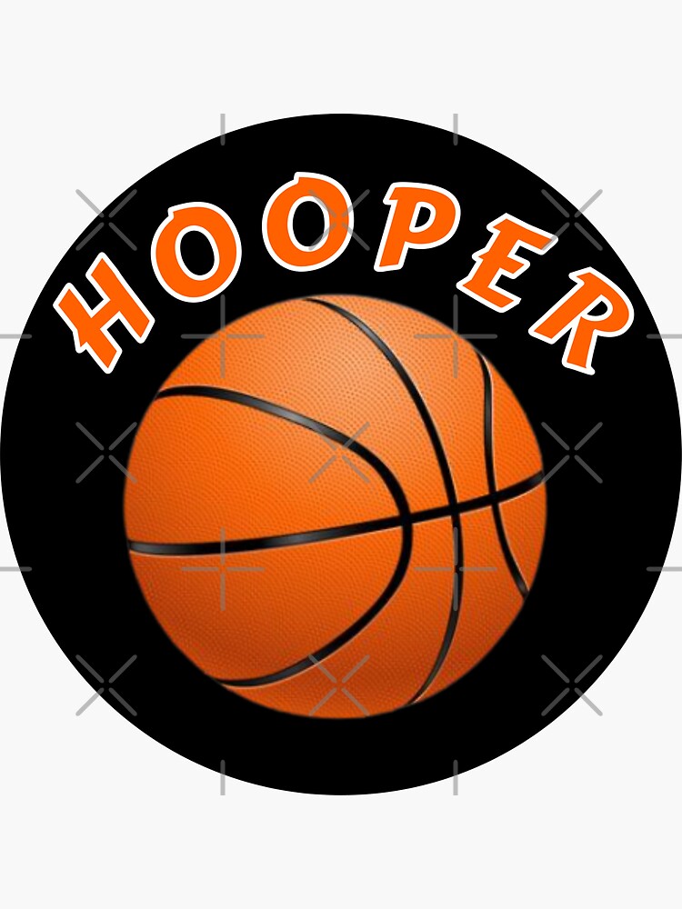 "Hooper Basketball Baller " Sticker for Sale by MojaveTradePost Redbubble