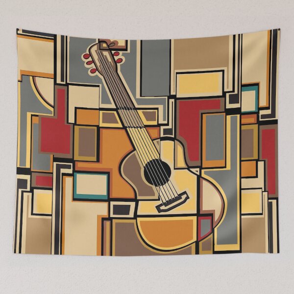 Item preview, Guitar Abstract designed and sold by DesignForYou79.