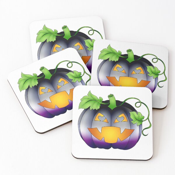 Item preview, Asexual Pride Pumpkin designed and sold by MetallicWings15.