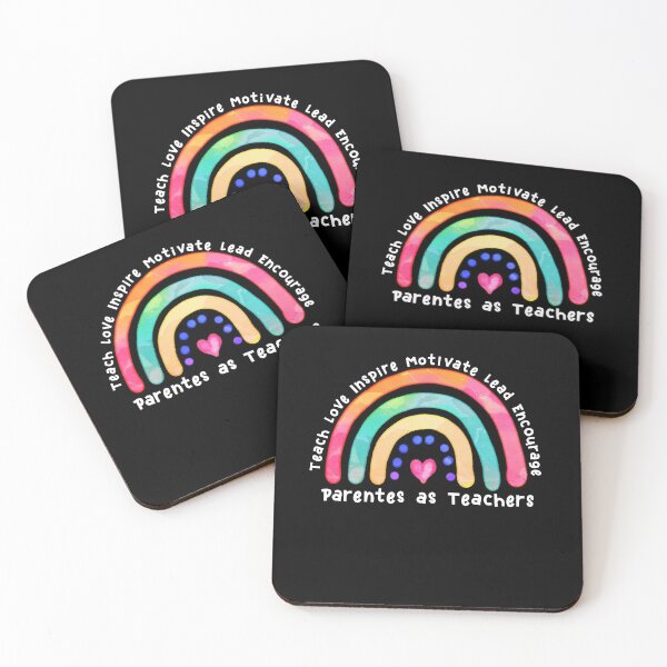 Item preview, Parents as Teachers watercolor rainbow Daycare designed and sold by SwankyFine.