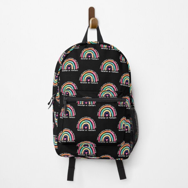 Item preview, Parents as Teachers watercolor rainbow Daycare designed and sold by SwankyFine.
