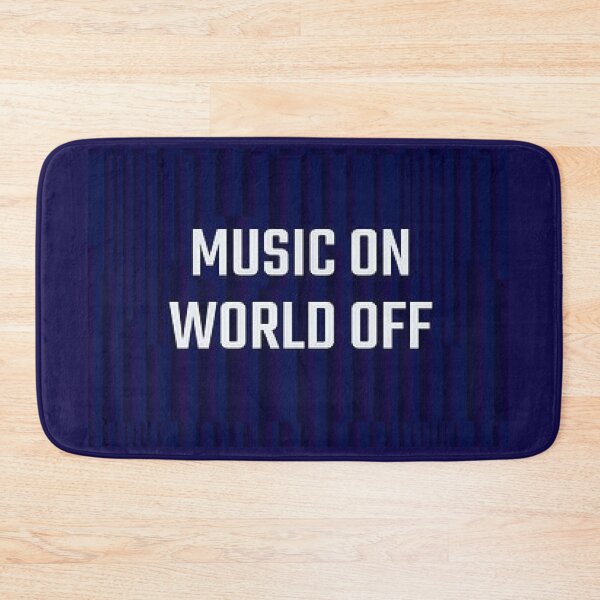 Item preview, Music On - World Off.  Fun Gifts For Music Fans designed and sold by lduke47.