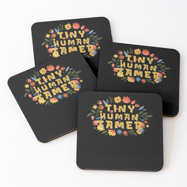 Item preview, Tiny Human Tamer floral Teacher Daycare Provider designed and sold by SwankyFine.