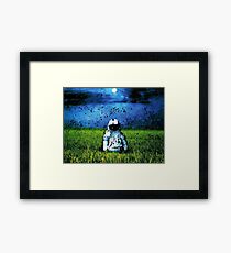Deja Entendu (Blue) Framed Print