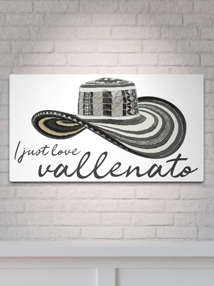 COLOMBIA HAT VUELTIAO I LOVE VALLENATO Art Print by OneDailyDesign