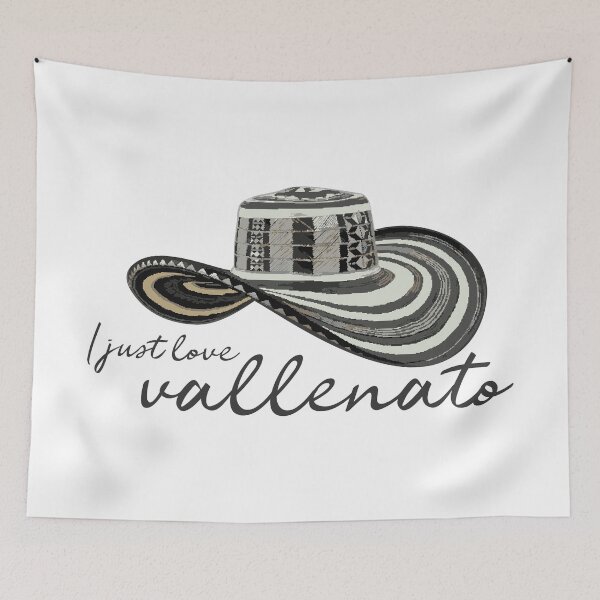 Item preview, COLOMBIA HAT VUELTIAO I LOVE VALLENATO designed and sold by OneDailyDesign.