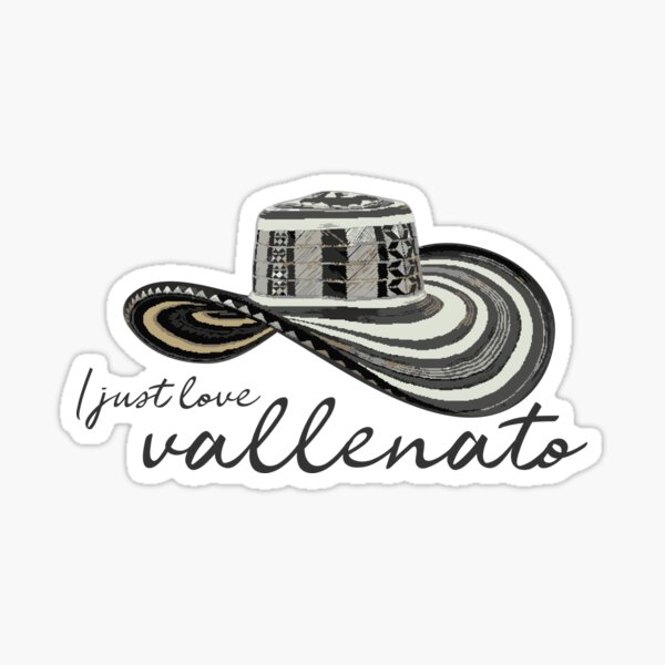 COLOMBIA HAT VUELTIAO I LOVE VALLENATO Sticker by OneDailyDesign