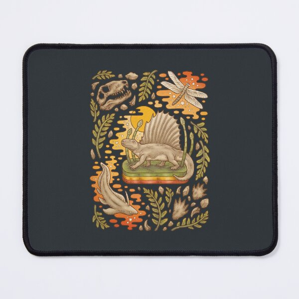 Item preview, Daydream Dimetrodon  Natural History Art  Permian Prehistoric Life designed and sold by rareplant.