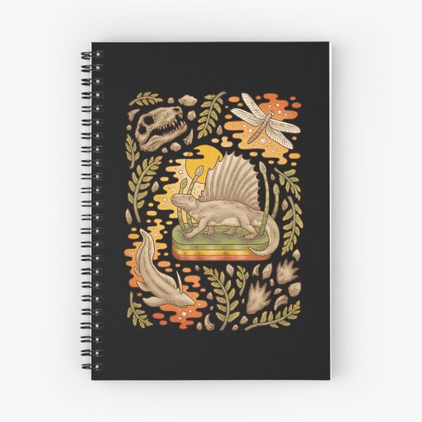 Item preview, Daydream Dimetrodon  Natural History Art  Permian Prehistoric Life designed and sold by rareplant.