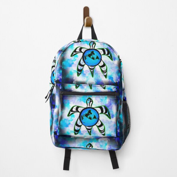 Item preview, Turtle island tribal art design designed and sold by SpeakthunderArt.