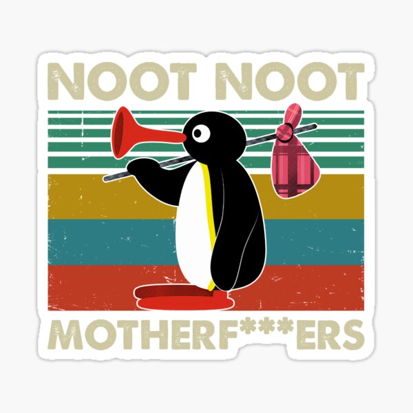 Vista previa del artículo con la obra «Noot Noot Motherf—ers», diseñado y vendido por Christof425.