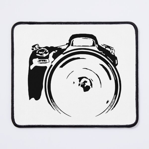 Item preview, Camera DSLR Ultra Wide-Angle Lens Photographer Stencil designed and sold by LucentJourneys.
