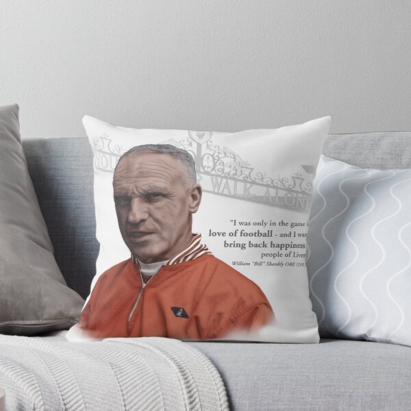 Item preview, Liverpool Manager Bill Shankly & Quote designed and sold by WarmRainStudio.