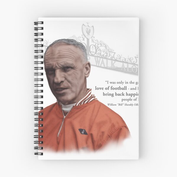 Item preview, Liverpool Manager Bill Shankly & Quote designed and sold by WarmRainStudio.