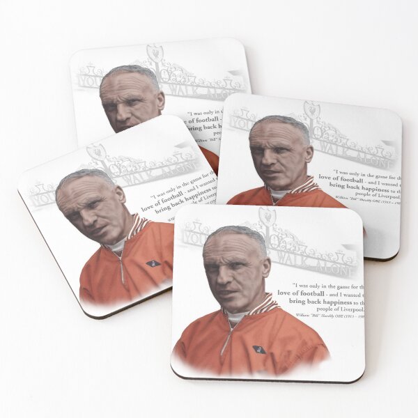 Item preview, Liverpool Manager Bill Shankly & Quote designed and sold by WarmRainStudio.