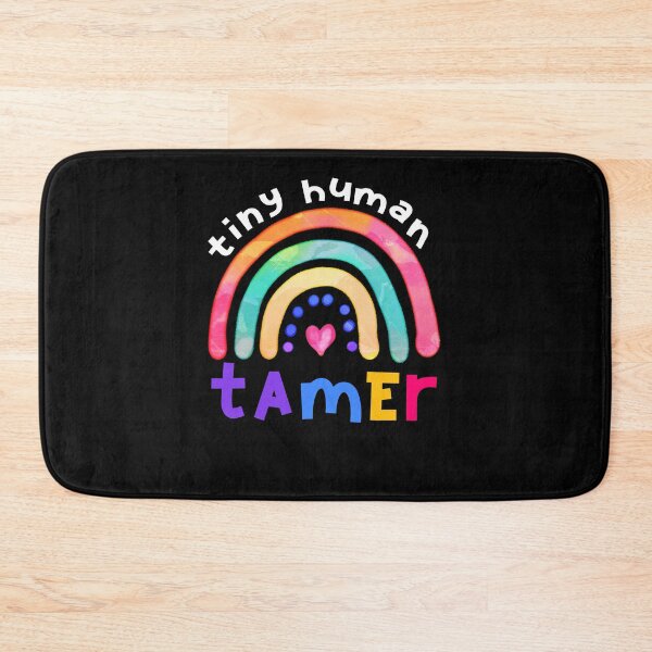 Item preview, Tiny Human Tamer Watercolor rainbow Daycare designed and sold by SwankyFine.