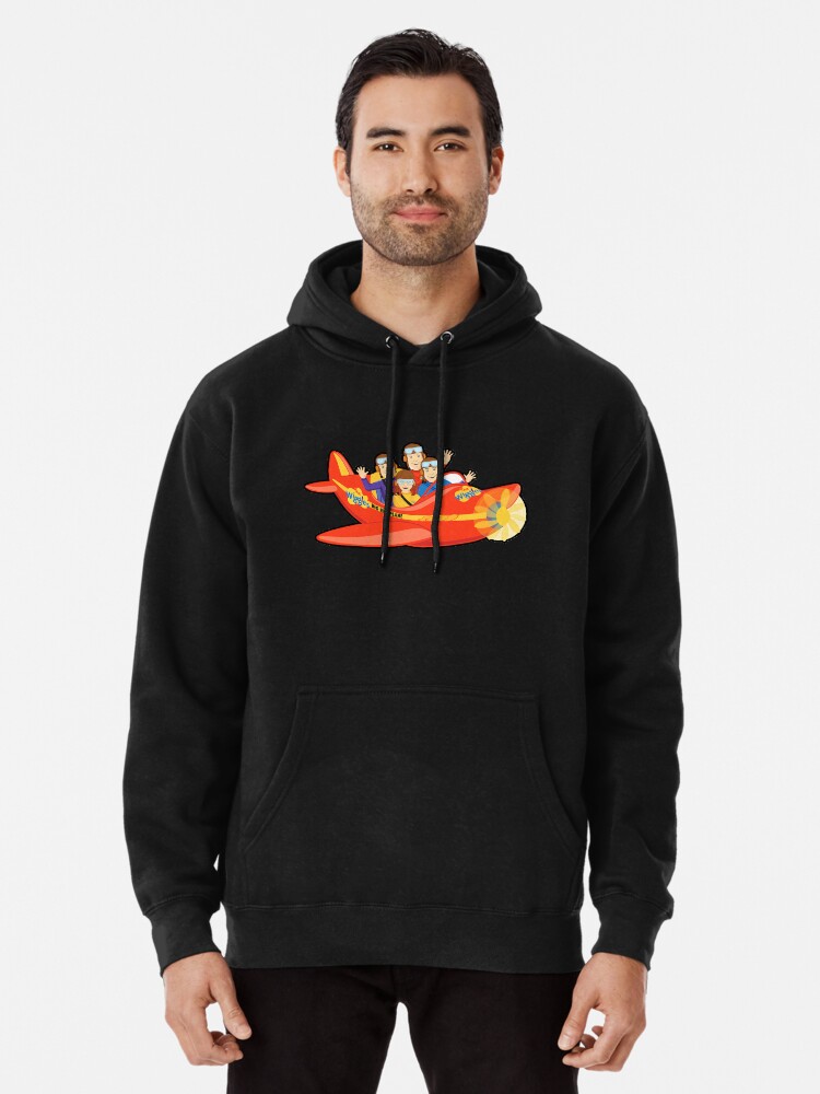 plane red hoodie
