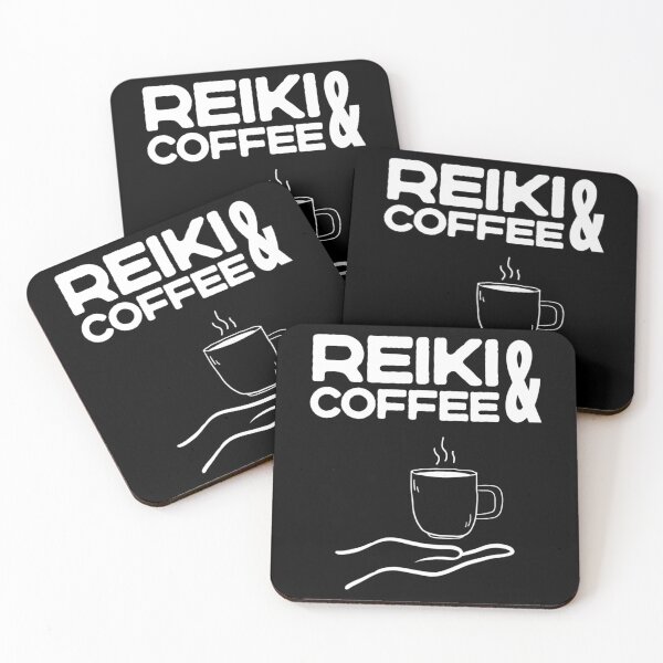 Item preview, Reiki and Coffee Lover Meditation Spiritual Reiki Healer designed and sold by GundulaKopp.