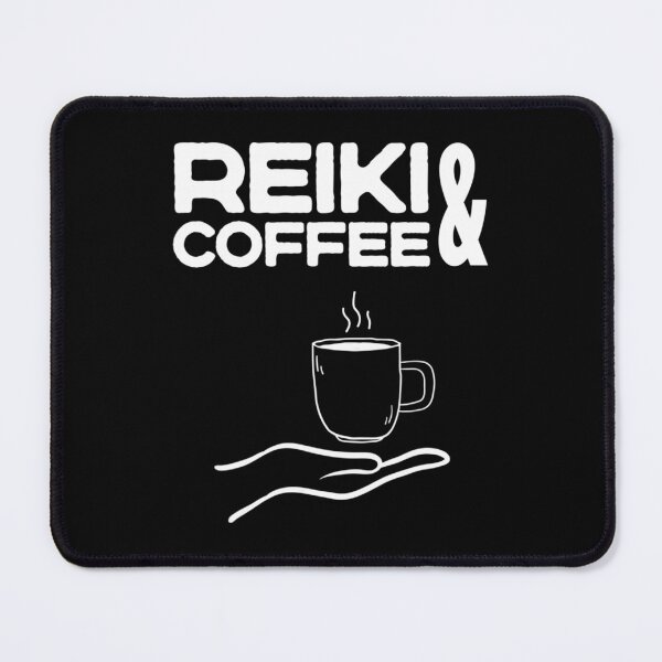 Item preview, Reiki and Coffee Lover Meditation Spiritual Reiki Healer designed and sold by GundulaKopp.