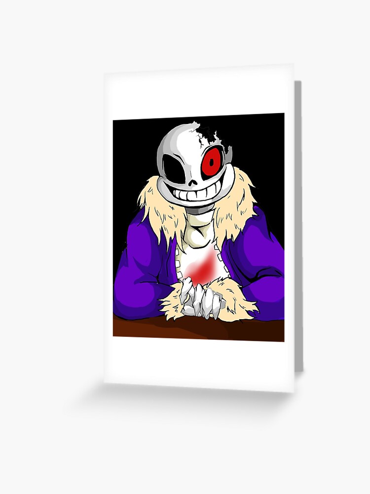 Abominable Horror Sans pattern Postcard for Sale by Enderparty