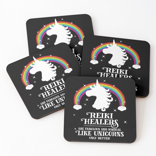 Item preview, Reiki Healers Fabulous Magical Unicorn Rainbow designed and sold by GundulaKopp.