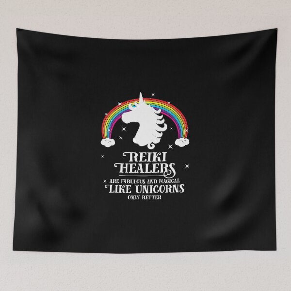 Item preview, Reiki Healers Fabulous Magical Unicorn Rainbow designed and sold by GundulaKopp.