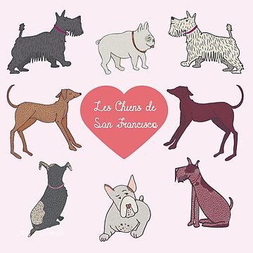 Artwork thumbnail, Cute Dogs of San Francisco by joanherlinger