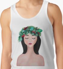 Laurel - christmas wreath crown Tank Top