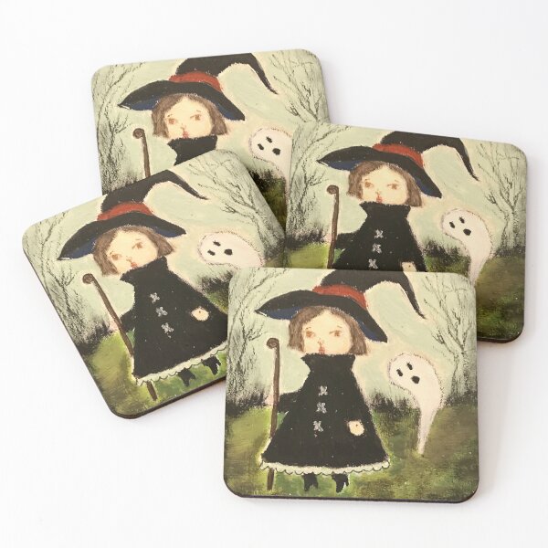 Item preview, Cute witch girl spooky little witch designed and sold by RosaLL.