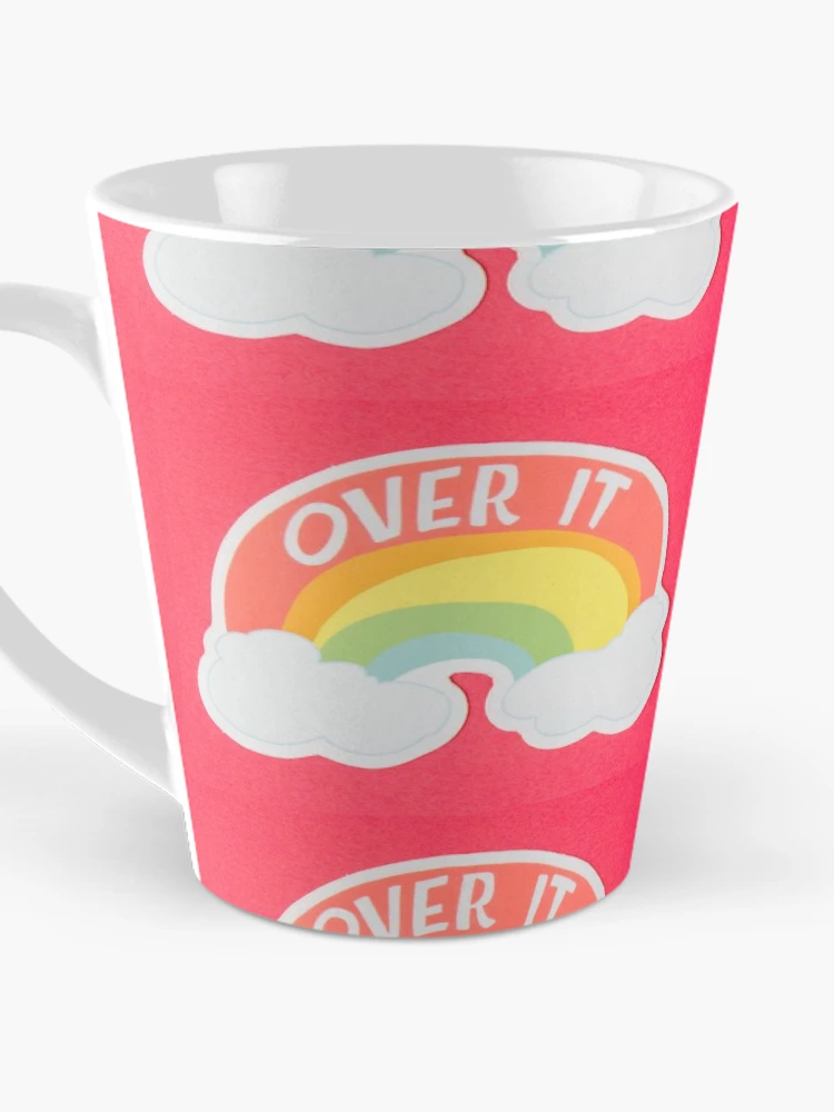 Thumbnail 3 of 4, Coffee Mug, Over It -Rainbow                     https://lduke47.redbubble.com designed and sold by lduke47.