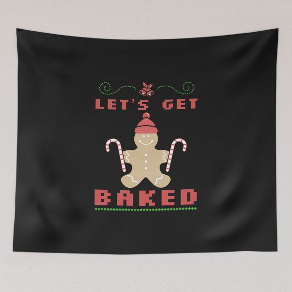 Item preview, Funny Christmas shirt let's get baked designed and sold by HumanwreckageRB.