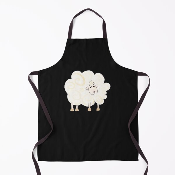 Item preview, mouton heureux droite Sticker designed and sold by CAREYCAREY.