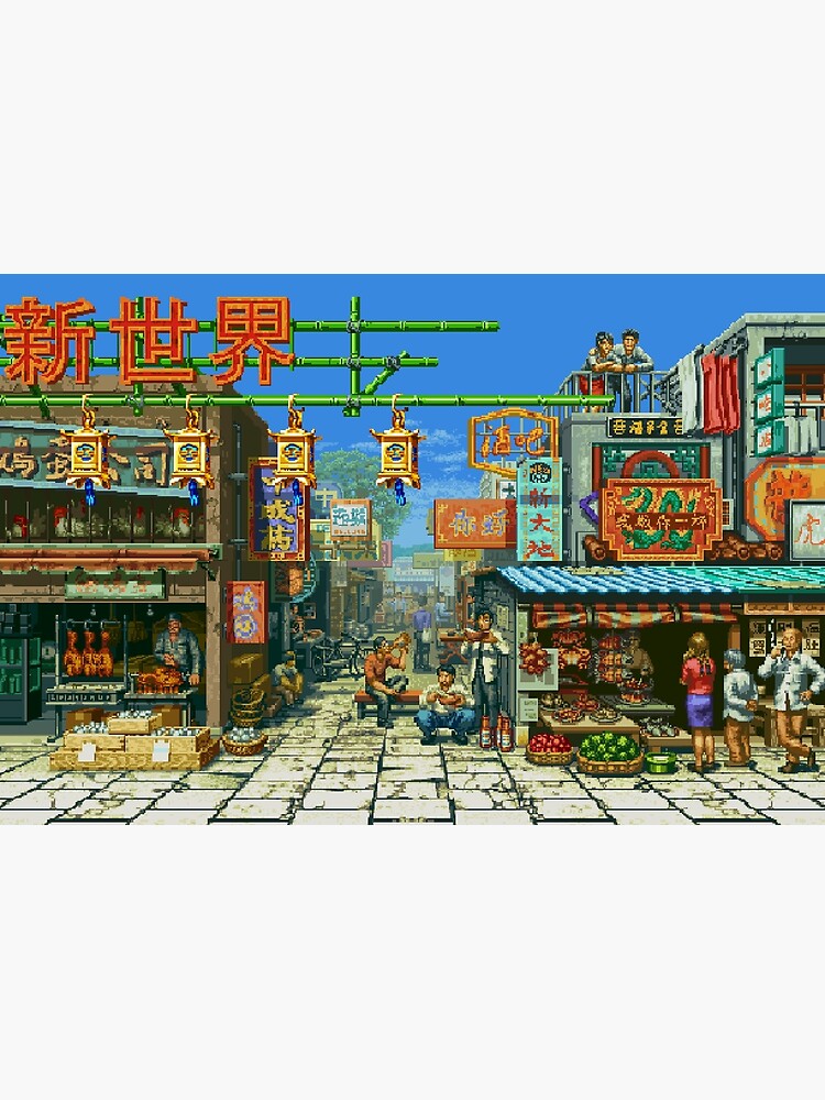 ArtStation - Japanese Street Like Fighting Game Background