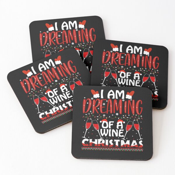 Item preview, I Am Dreaming Of A Wine Christmas designed and sold by HammonArt.