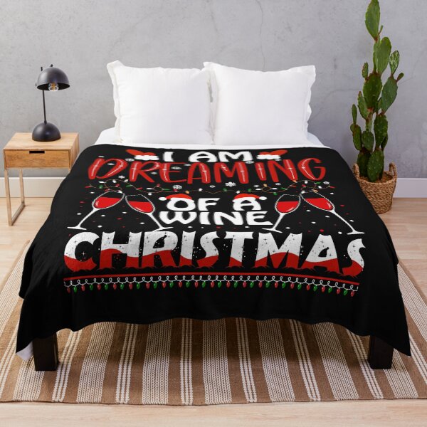 Item preview, I Am Dreaming Of A Wine Christmas designed and sold by HammonArt.