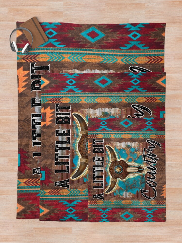Alternate view of A Little Bit Country Throw Blanket