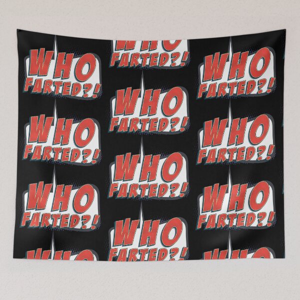 Item preview, Who Farted? Cute Hilarious Funny Retro Speech Bubble Joke  designed and sold by johnta17.